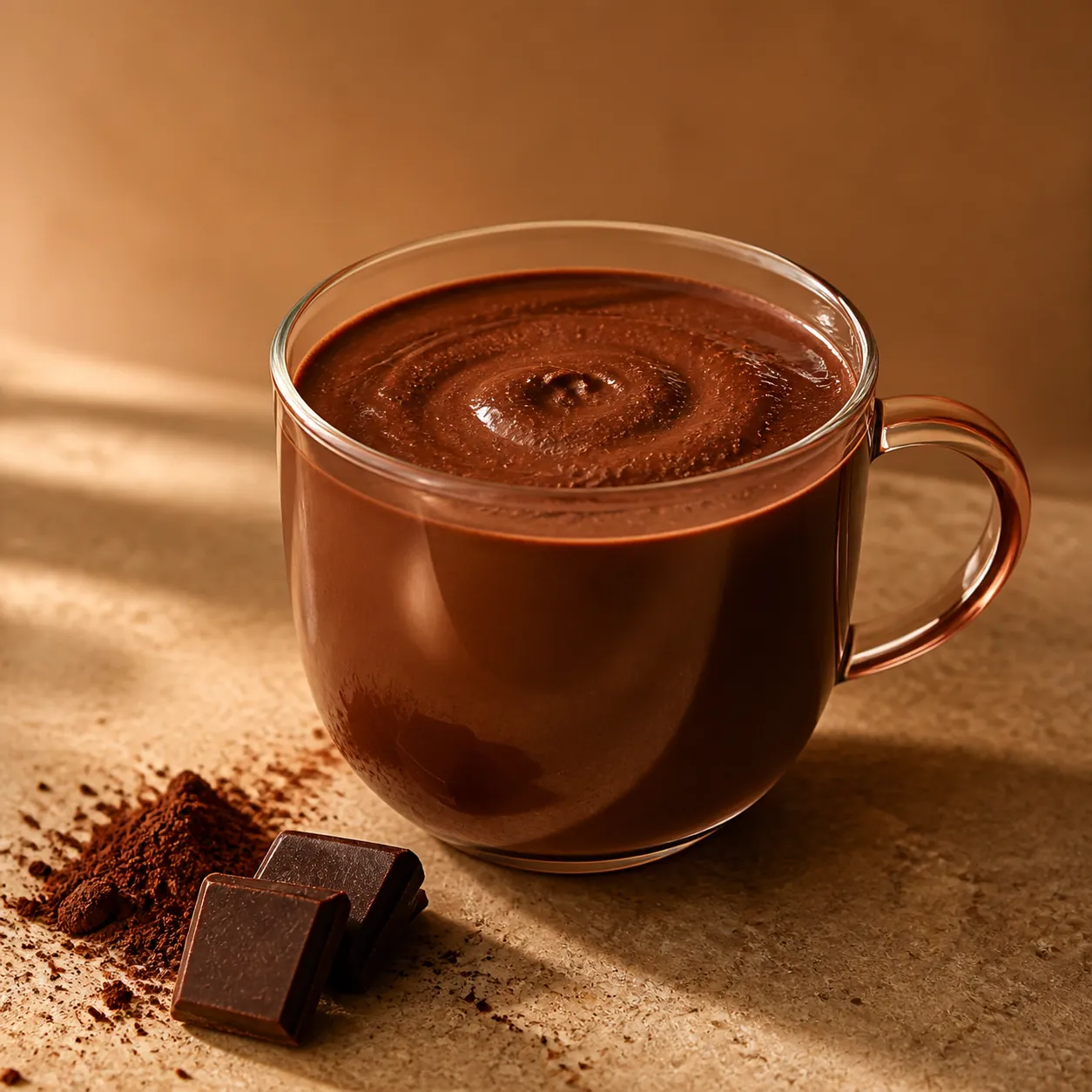 Chocolate quente cremoso