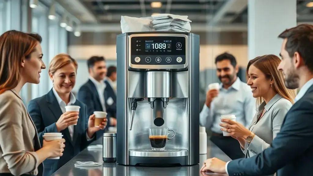 Benefícios do comodato de máquina de café para empresas